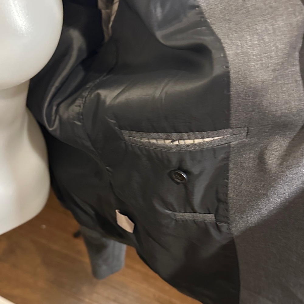 J. Crew Gray Two-Button 100% wool lined Blazer - image 5